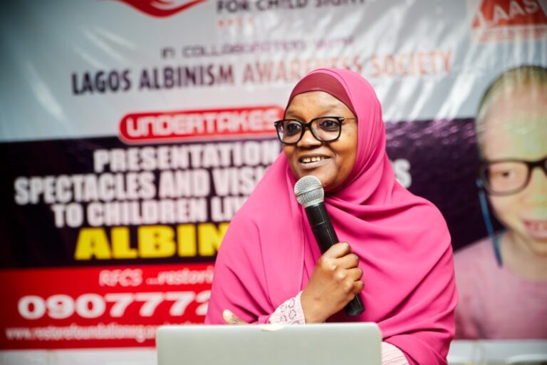 Presentation Delivery by RFCS Executive Director - Dr (Mrs) Halima L. Alimi