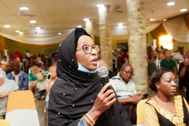 Hajiya Rakiya Tukur (Chairperson, National Association of Proprietors of Private Schools, NAPPS Surulere branch)