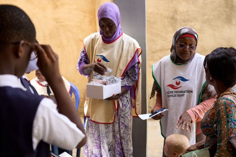 Students Getting their Glasses