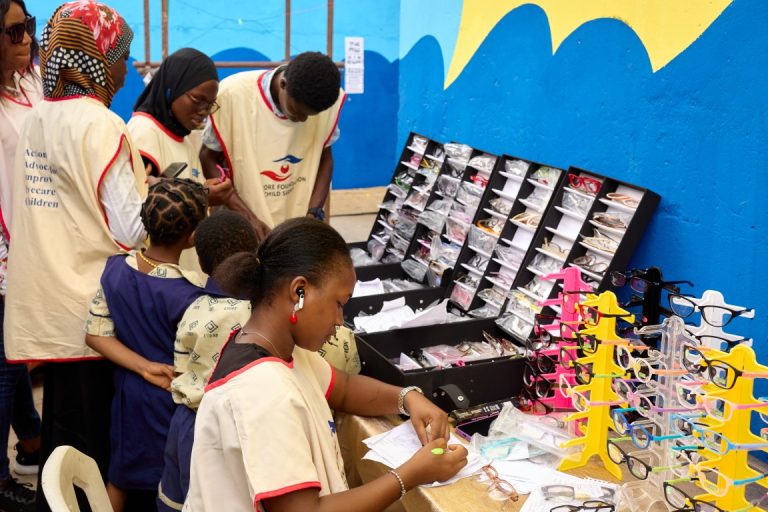 Attending to Students at the Spectacles Station