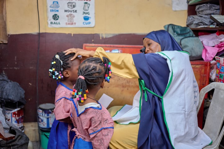 Children Getting Screened