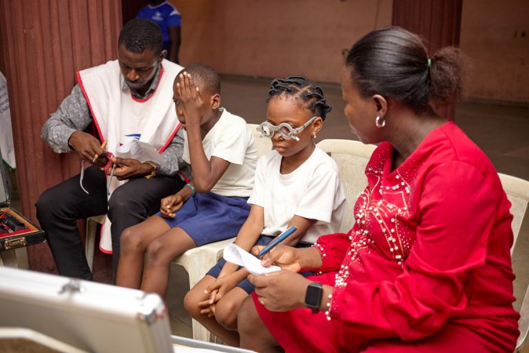 Students being Screened