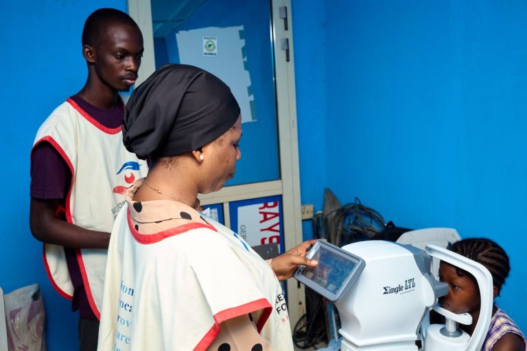 Vision Screening in Progress