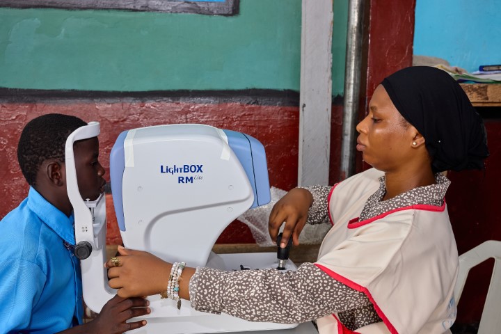 Vision Screening in Progress