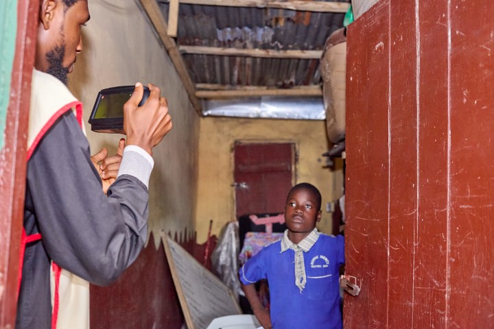 Vision Testing in Progress