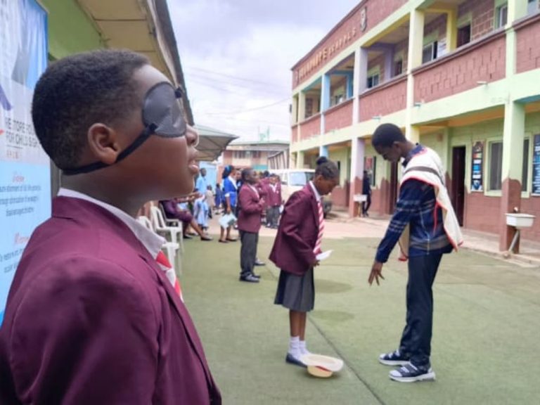 Student's Vision Being Tested