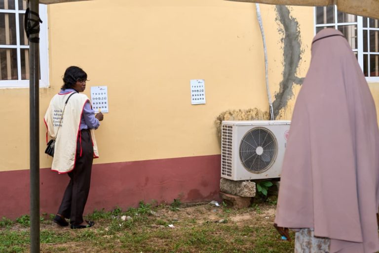 Vision Screening in Progress