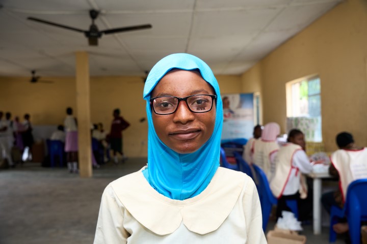A Student With Her New Frames