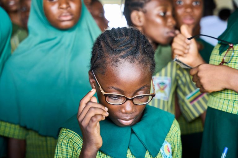 Checking Out Her New Frames
