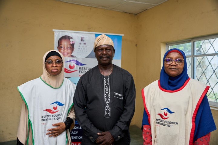 Dr. Akinremi, Mr. Hassan Dauda (Education District 5 Tutor-General) & Dr. Alimi