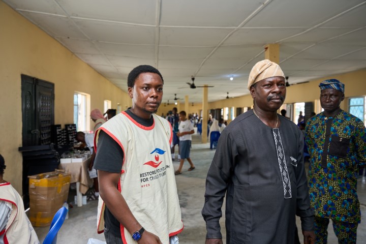 Education District 5 Tutor-General Mr. Hassan Dauda With RFCS Admin Officer Mr. Musa Ahmad (Small)
