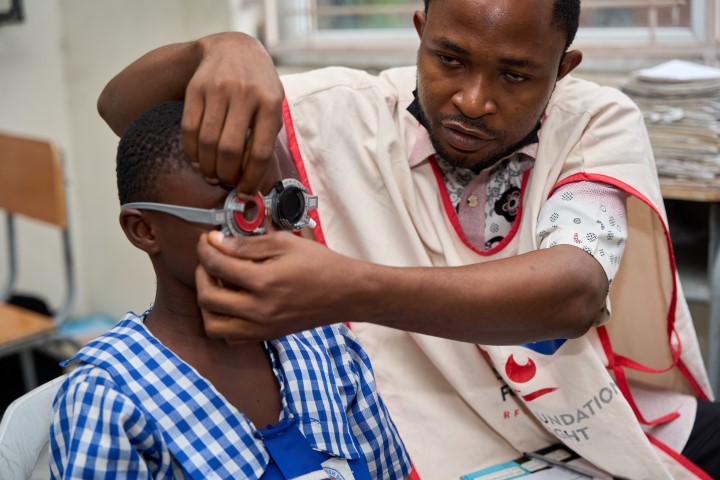 Optometrist At Work