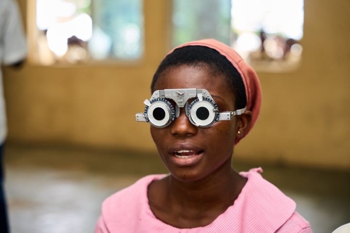 Student Being Screened