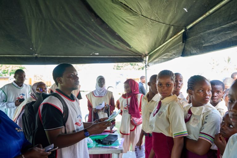 Students Being Registered
