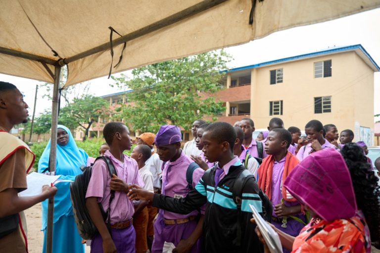 Students Registering