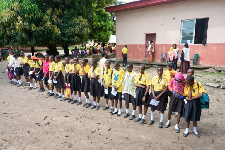 Students Waiting To Be Registered