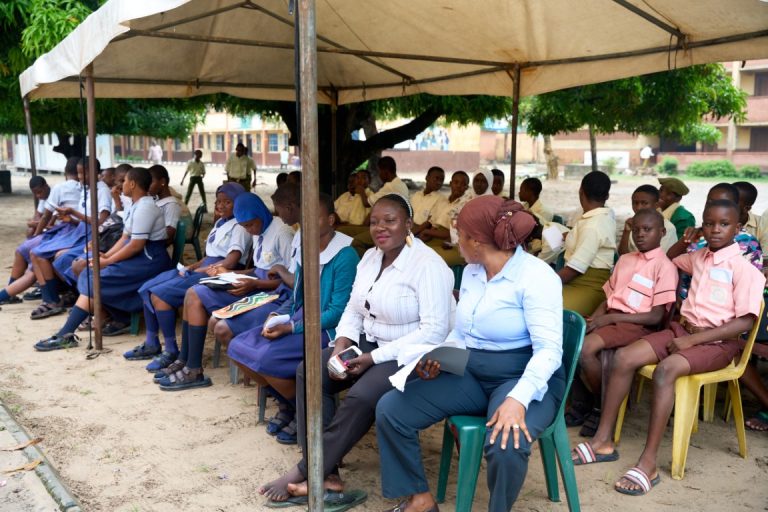 Students Waiting for Screening