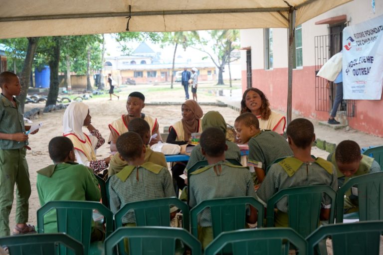 Students at the Registration Desk