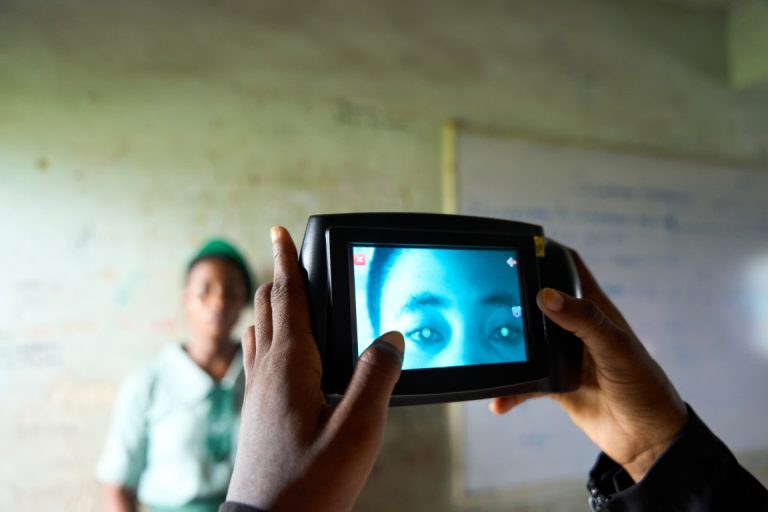 Vision Screeing using a Vision Screener