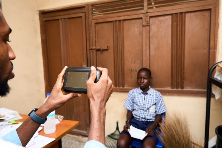 Vision Screener in Use for Screening