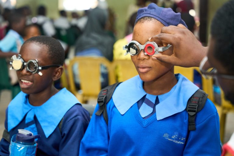 Vision Screening in Progress
