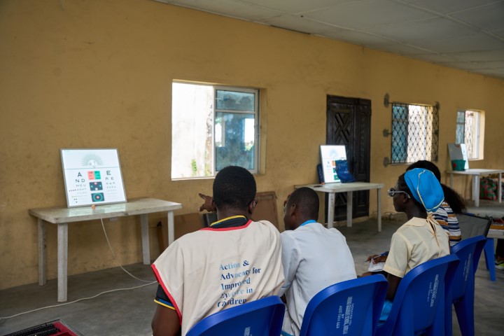 Vision Screening in Progress_